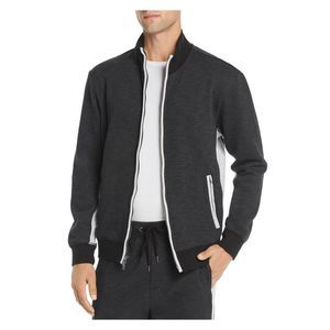 MILLS SUPPLY Mens Black Color Block Jacket S